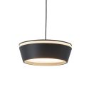 Kleine schwarze minimalistische Hängelampe mit dimmbarem LED - Mavel