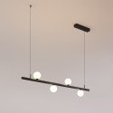 Schwarze Magnetschiene mit 4 Globes - Lyne