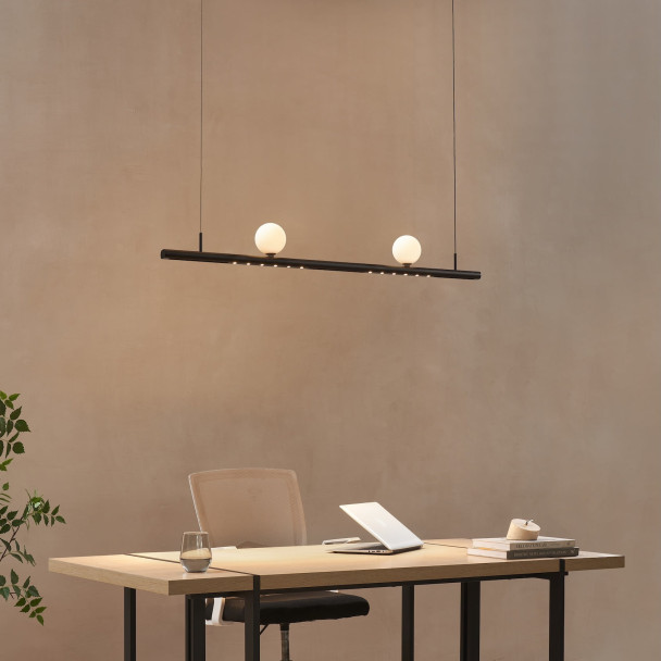 Design Pendelleuchte Spot und Kugel - Lyne
