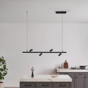 Schwarze LED Pendelleuchte Lyne - Lyne