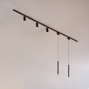 Modulare schwarze Schiene - Lyne