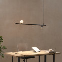 Schwarze Design Pendelleuchte - Lyne