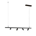 Schwarze magnetische Leuchte 28W - Lyne