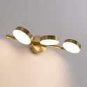 Dreifache Messing-Wandleuchte mit LED und 3 verstellbaren Spots - Syloria