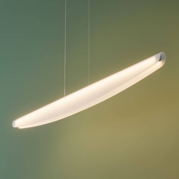 Große gebogene Pendelleuchte mit dimmbarem LED - Auren