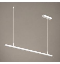 Weiße magnetische Pendelleuchte ohne Lichtmodule individuell konfigurierbar mit integriertem 50W Treiber - Lyne