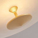 Goldene Vintage-Deckenleuchte mit weißem Mattglas, 40 cm, LED – Avelis
