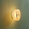 Moderne LED-Wand- oder Deckenleuchte mit bernsteinfarbenem Glas 6 W – Inaya