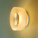 Moderne LED-Wand- oder Deckenleuchte mit bernsteinfarbenem Glas 6 W – Inaya