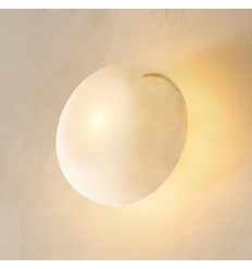 Trendige Wandleuchte oder Spot aus natürlichem Alabaster... 2