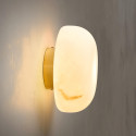 Trendige Wandleuchte oder Spot aus natürlichem Alabaster 20 cm - Liam