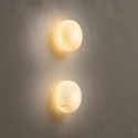 Trendige Wandleuchte oder Spot aus natürlichem Alabaster 20 cm - Liam