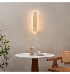 Wandleuchte aus natürlichem Travertin LED 5W - Adrian 2