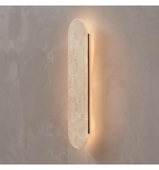 Wandleuchte aus natürlichem Travertin LED 5W - Adrian
