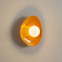 Moderne Wandleuchte aus orangefarbener Keramik - Florélys