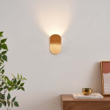 Kleine goldene Wandleuchte 6W mit indirekter LED Beleuchtung - Nils