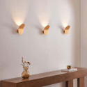 Kleine goldene Wandleuchte 6W mit indirekter LED Beleuchtung - Nils