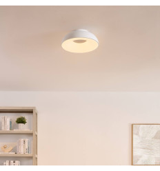 Schlichte runde weiße LED-Deckenleuchte dimmbar 40 cm –... 2