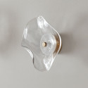 Transparente Wandleuchte mit Design-Glas und integrierter 7-W-LED – Lysa
