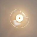 Transparente Wandleuchte mit Design-Glas und integrierter 7-W-LED – Lysa