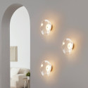 Transparente Wandleuchte mit Design-Glas und integrierter 7-W-LED – Lysa