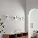 Transparente Wandleuchte mit Design-Glas und integrierter 7-W-LED – Lysa