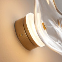 Transparente Wandleuchte mit Design-Glas und integrierter 7-W-LED – Lysa