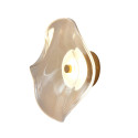 Transparente Wandleuchte mit Design-Glas und integrierter 7-W-LED – Lysa