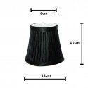 Lampshade schwarzer Stoff Husten - Helena